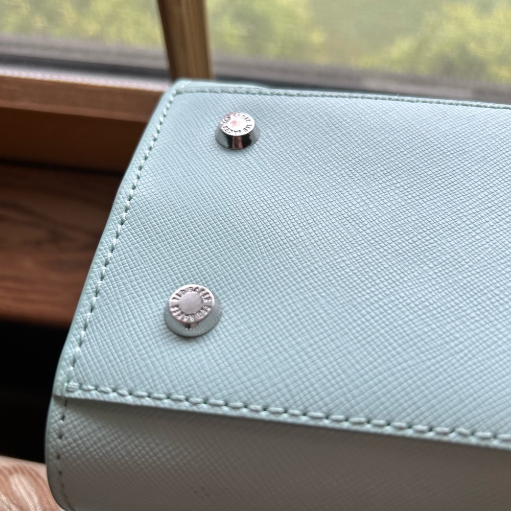 Ted Baker🎉HP🎉Tabitha mint green leather& floral convertible crossbody - Picture 14 of 15